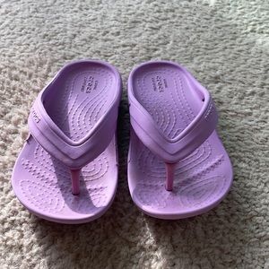 Croc flip flops